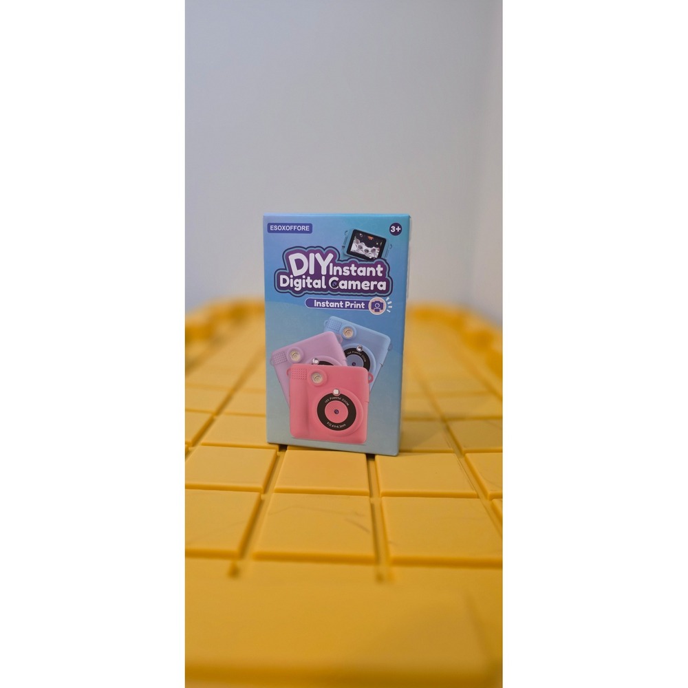 ESOXOFFORE DIY Instant Digital Camera for Kids with Video Photo and Print